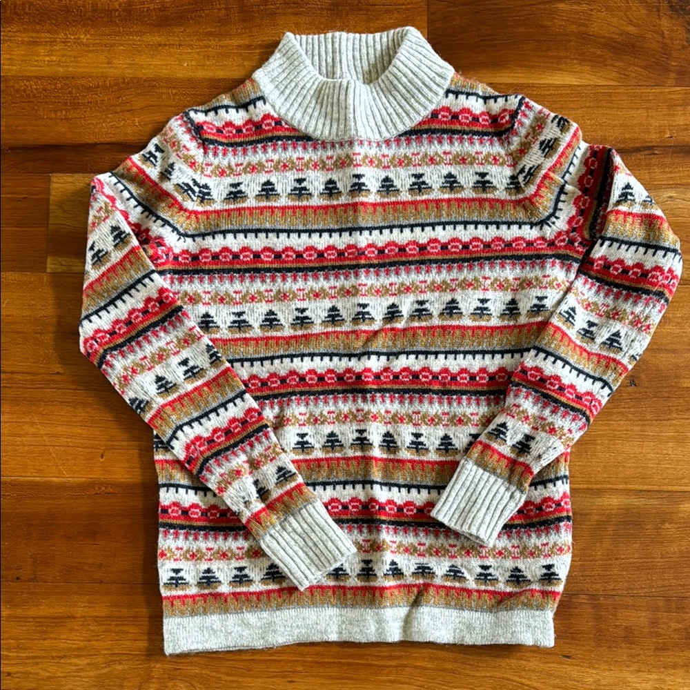 Jcrew Woman’s Multicolor Patterned Sweater Size xxs